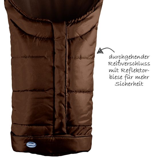 HV Hartmann Fleece-Fußsack Urra - Braun