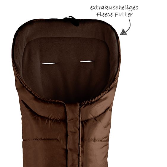 HV Hartmann Fleece-Fußsack Urra - Braun