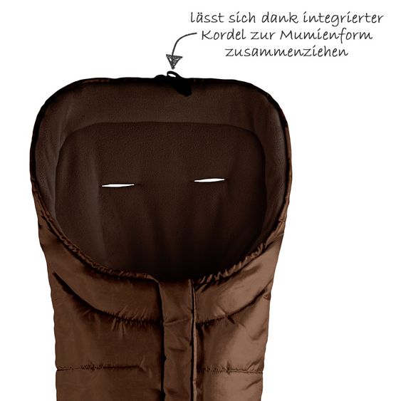 HV Hartmann Fleece-Fußsack Urra - Braun