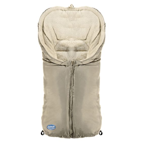 HV Hartmann Fleece-Fußsack Urra für Babyschalen und Babywannen - Beige