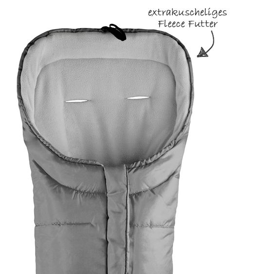 HV Hartmann Fleece-Fußsack Urra - Grau
