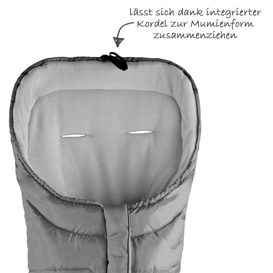 HV Hartmann Fleece-Fußsack Urra - Grau