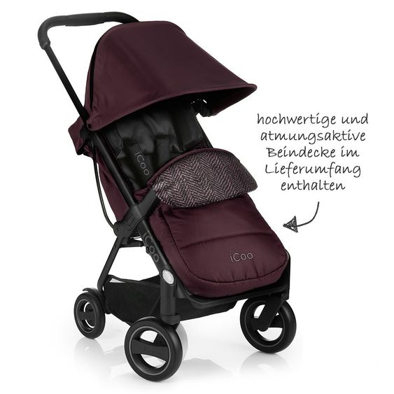 iCoo Buggy Acrobat - Fishbone Bordeaux