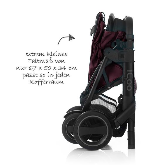 iCoo Buggy Acrobat - Fishbone Bordeaux