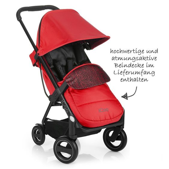 iCoo Buggy Acrobat - Rosso lisca di pesce