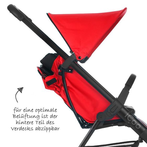 iCoo Buggy Acrobat - Rosso lisca di pesce