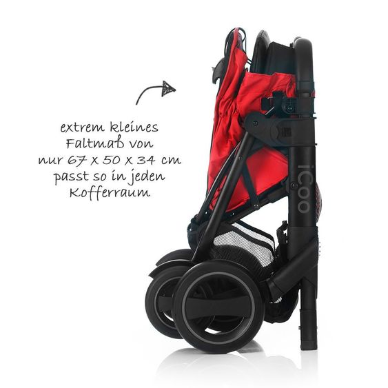 iCoo Buggy Acrobat - Rosso lisca di pesce