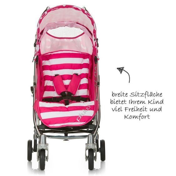 iCoo Buggy Pluto - Stripe Pink