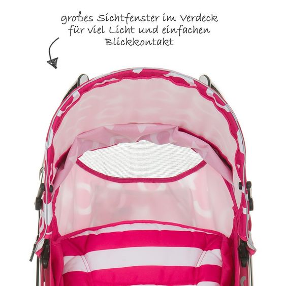 iCoo Buggy Pluto - Stripe Pink