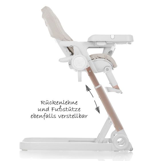 iCoo Hochstuhl, Babyliege und Beistellbett Grow With Me 1-2-3 - Diamond