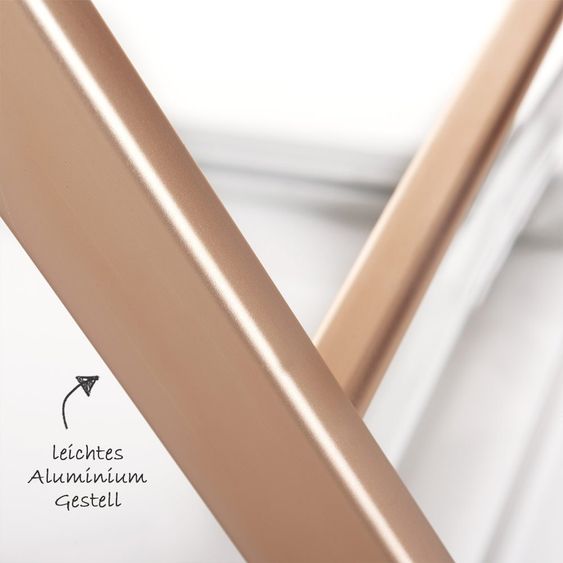 iCoo Hochstuhl, Babyliege und Beistellbett Grow With Me 1-2-3 - Diamond