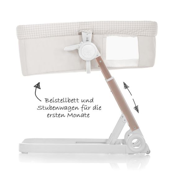 iCoo Hochstuhl, Babyliege und Beistellbett Grow With Me 1-2-3 - Diamond