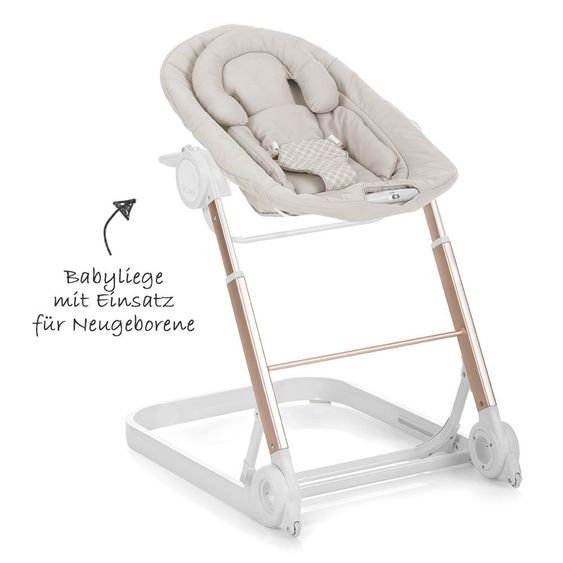 iCoo Hochstuhl, Babyliege und Beistellbett Grow With Me 1-2-3 - Diamond