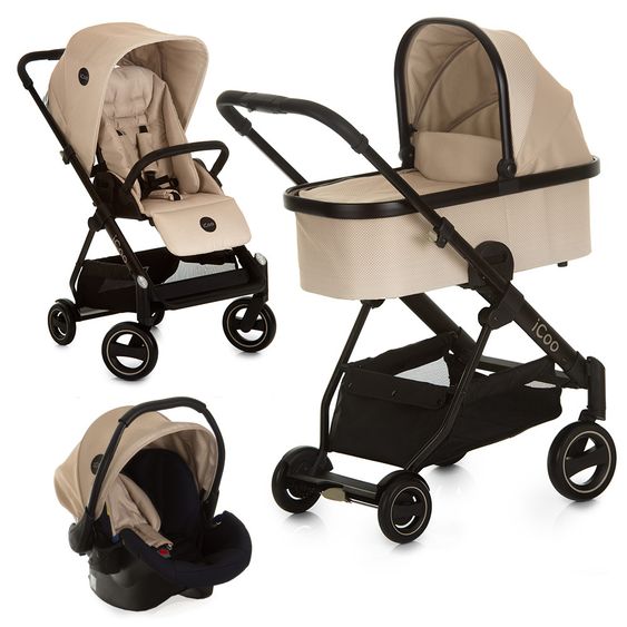 iCoo Kinderwagen-Set Acrobat XL Plus Trioset - Sahara