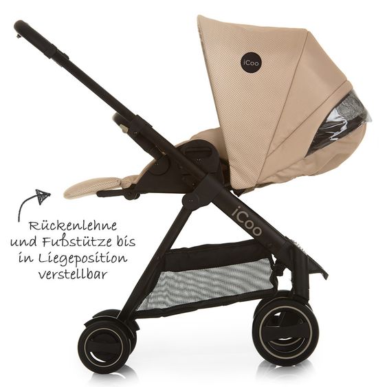 iCoo Kinderwagen-Set Acrobat XL Plus Trioset - Sahara