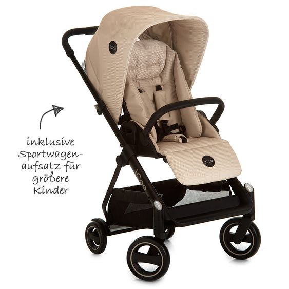 iCoo Kinderwagen-Set Acrobat XL Plus Trioset - Sahara