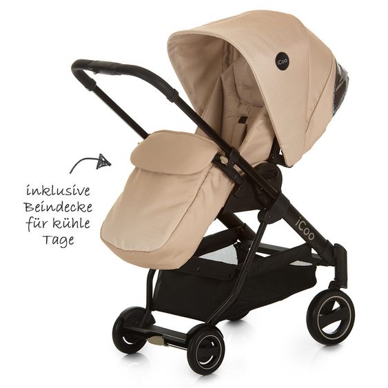 iCoo Kinderwagen-Set Acrobat XL Plus Trioset - Sahara