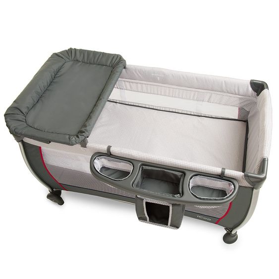 iCoo Reisebett Starlight (inkl. 2. Ebene, Wickelauflage, Pflegebox) - Bug