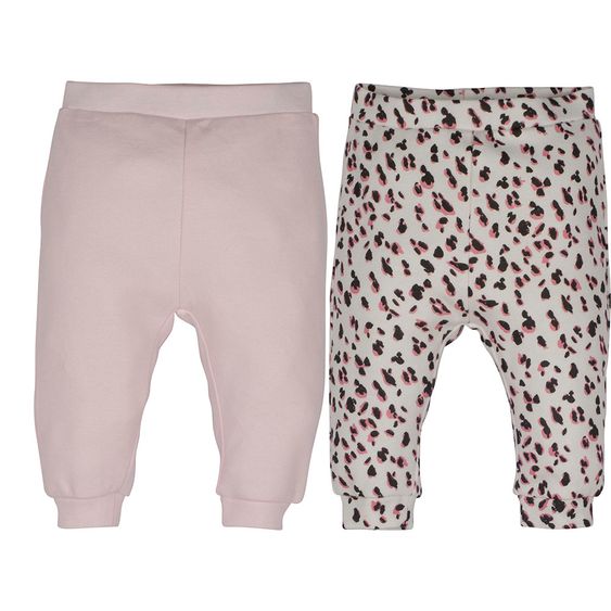 idilbaby Hose 2er Pack - Leopard - Rosa - Gr. 0-3m