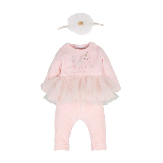 idilbaby Newborn Set 3-tlg. - Circus in Town - Rosa - Gr. 0-3m