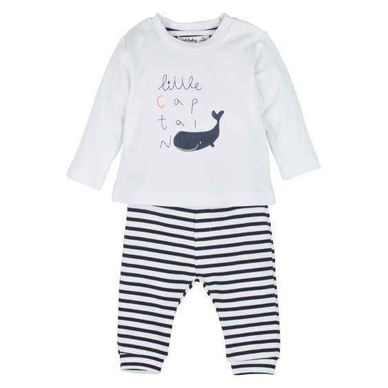 idilbaby Newborn Set 3-tlg. - Little Captain - Dunkelblau - Gr. 0-3m