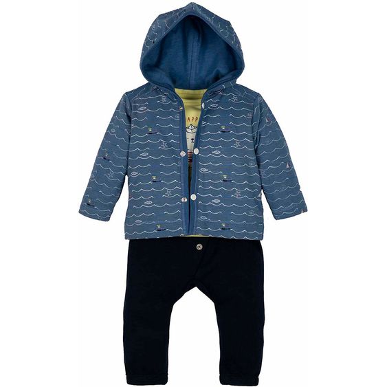 idilbaby Newborn Set 3-tlg. - Wasser - Gr. 0-3m