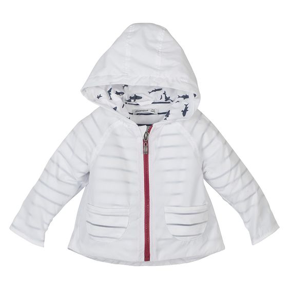 idilbaby Regenjacke mit Kapuze - Hai - Gr. 6-9m