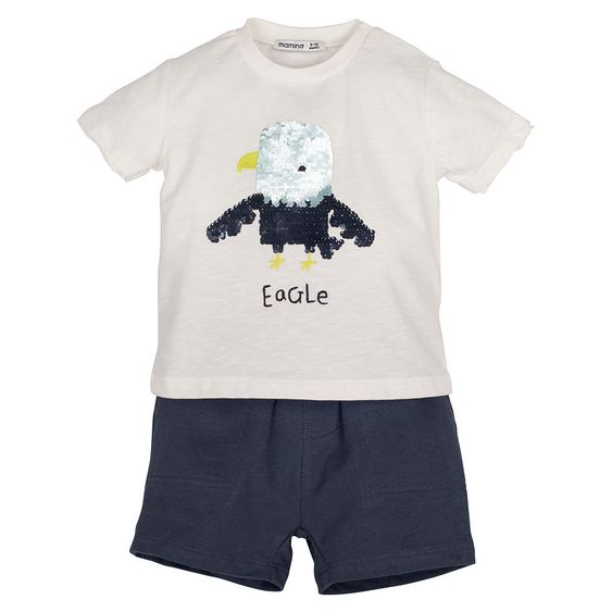 idilbaby Set aus T-Shirt und Short - Eagle - Gr. 3-6m