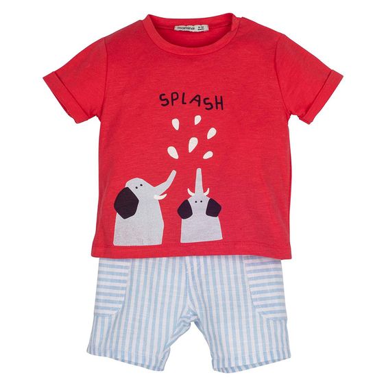 idilbaby Set aus T-Shirt und Short - Splash - Gr. 3-6m