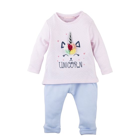 idilbaby Set - Shirt mit Hose - Unicorn - Gr. 12-18m