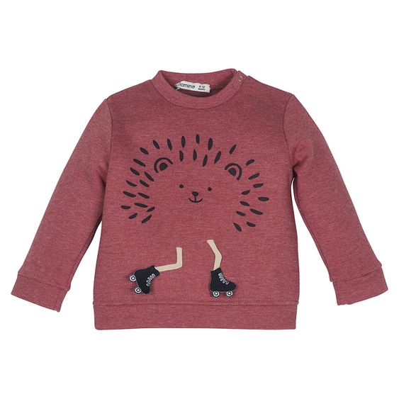 idilbaby Sweatshirt - Igel - Gr. 3-6m