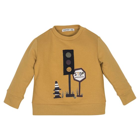 idilbaby Sweatshirt - Stop Pollution - Gr. 3-6m