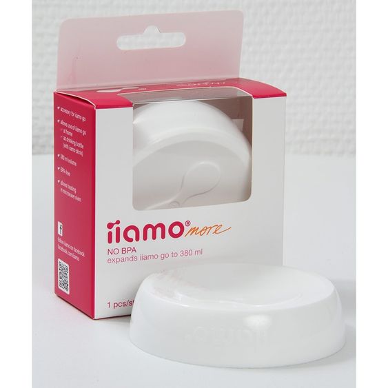 iiamo Bodendeckel für  Flaschen Go & Home - White