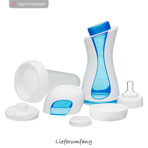 iiamo PP-Flasche selbsterwärmend Go & Home - Grün Blau