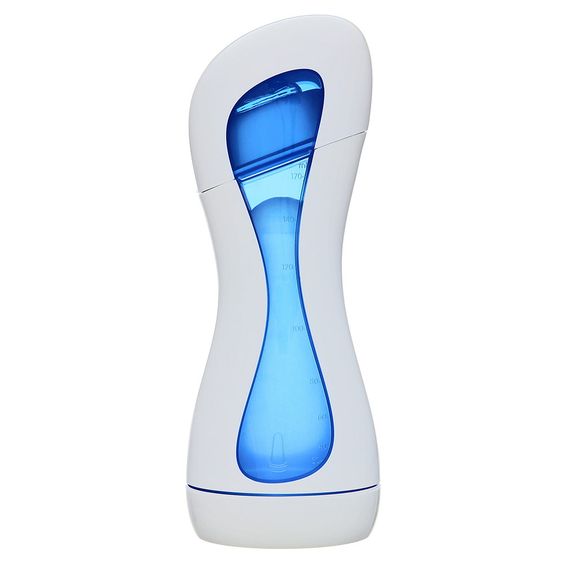 iiamo PP-Flasche selbsterwärmend Go & Home - Weiß Blau