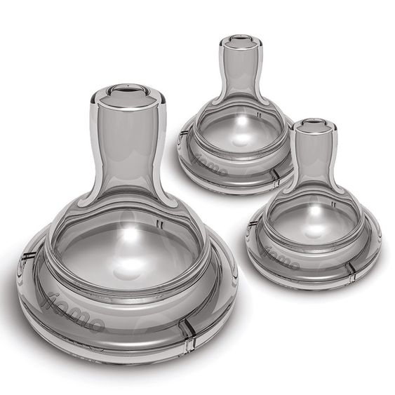 iiamo Trinksauger 3er Pack für Flasche Go - Silikon Gr. 3 M