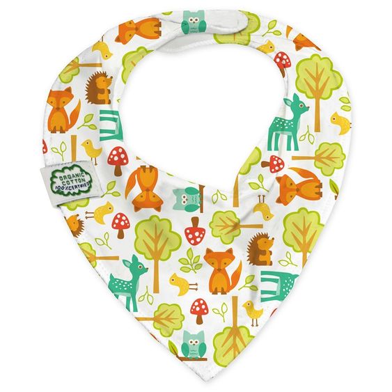 ImseVimse Bandana Lätzchen Organic - Woodland
