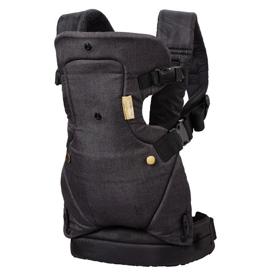 Infantino 4-in-1 Baby Carrier Flip Advanced from Birth 3.6 to 14.5 kg - Frog-Leg Position, 4 Carry Positions - Gold