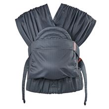 Babytrage & Tragetuch Hug & Cuddle ab Geburt von 3,2 bis 11,8 kg  - Anhock-Spreiz-Haltung - Schwarz