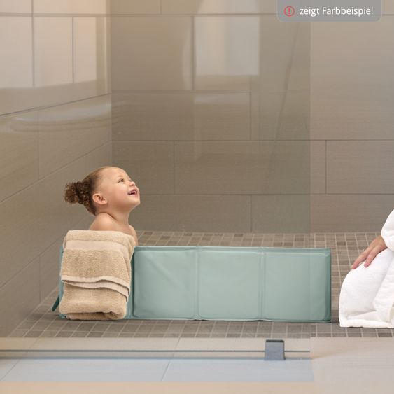 Ingenuity Vasca da bagno pieghevole Tuckaway trasforma la doccia in vasca da bagno - per casa o in viaggio - Rosa