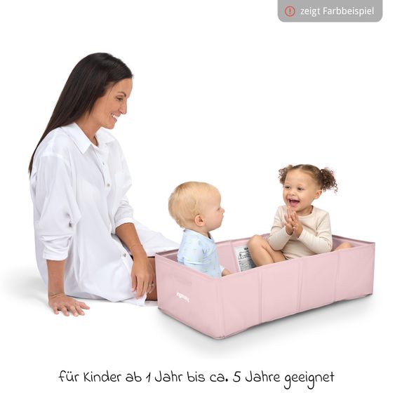 Ingenuity Foldable Bath Tub Tuckaway turns the shower into a bathtub - for home or travel - Sage