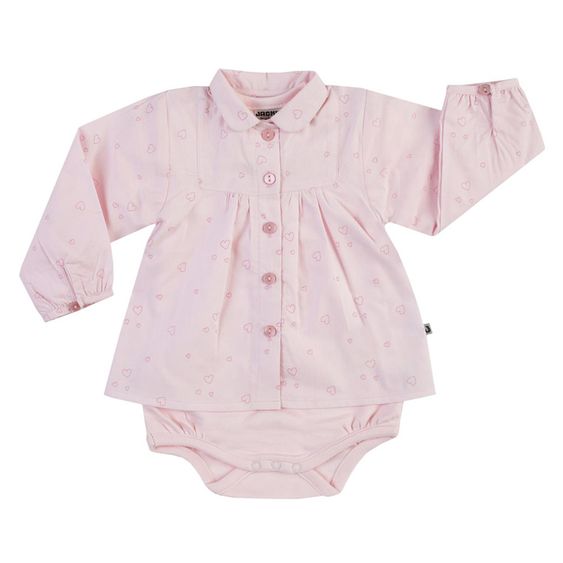Jacky 2-tlg. Set Body + Bluse - Little Swan Rosa - Gr. 68