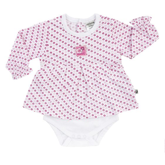 Jacky 2-tlg. Set Bodybluse + Hose Baby Girl - Blumen Rosa - Gr. 68