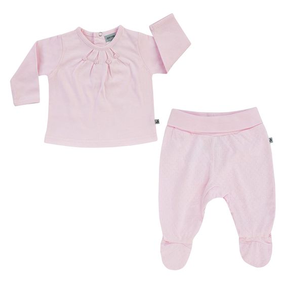 Jacky 2-tlg. Set Langarmshirt + Hose Roses - Rosa - Gr. 50