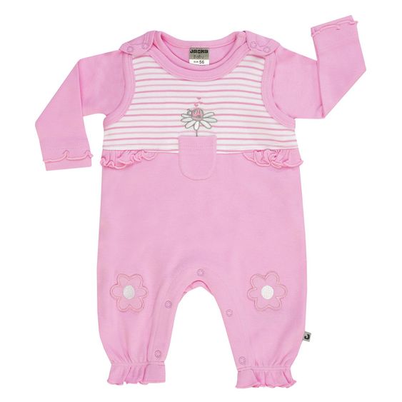 Jacky 2-tlg. Set Strampler o. Fuß + Langarmshirt Little Bug - Rosa - Gr. 50
