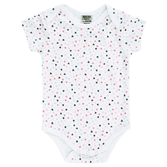 Jacky Body Kurzarm 3er Pack My Princess - Rosa Weiß - Gr. 50/56