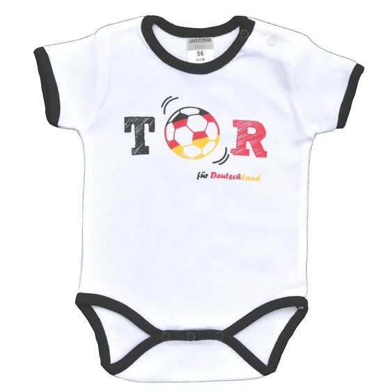 Jacky Body Kurzarm Fußball - Weiß - Gr. 50