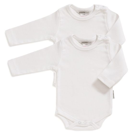 Jacky Body Langarm 2er Pack - Weiß - Gr. 50 / 56