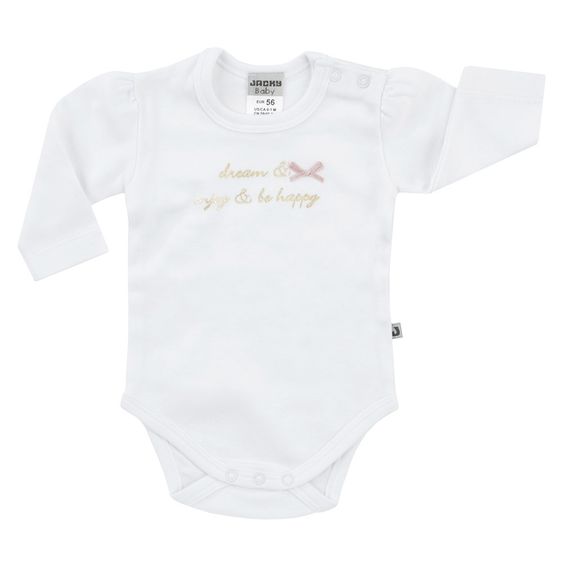 Jacky Body Langarm Be Happy - Offwhite - Gr. 56