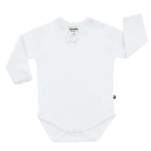 Body Langarm mit Spitze - Offwhite - Gr. 68